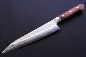 Yoshihiro Cutlery Hammered Damascus Gyuto Knife