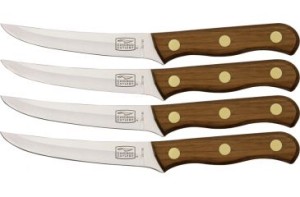 Chicago Cutlery 4-Piece Walnut Tradition Steak Knife Set